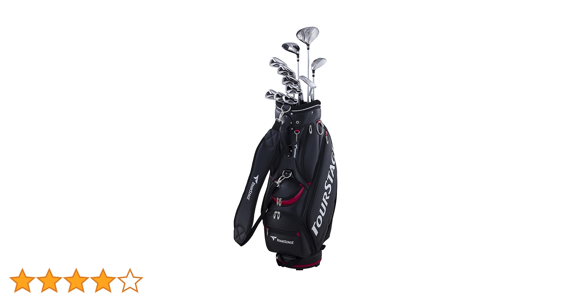 BRIDGESTONE - 【ゴルフセット】ブリヂストン・キャディバッグ＋クラブ12本  メンズ  右利き BRIDGESTONE GOLF ブリヂストン ゴルフ BG-100 クラブセット